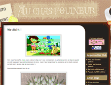 Tablet Screenshot of chasfouineur.fee-moi-une-banniere.net